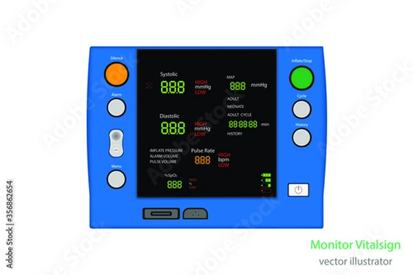 Obraz tablet pc with icons