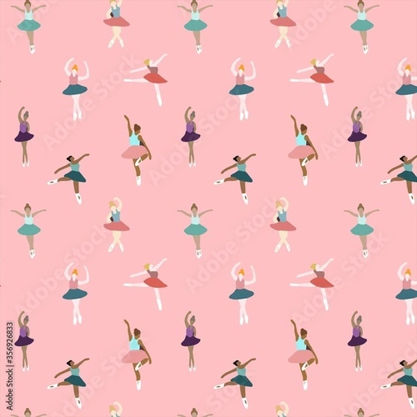 Obraz ballerinas pattern