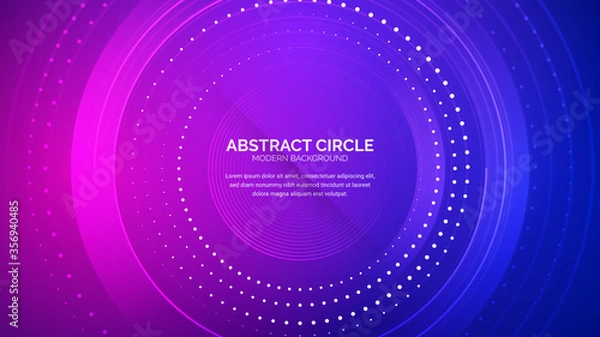 Fototapeta abstract circle shape background
