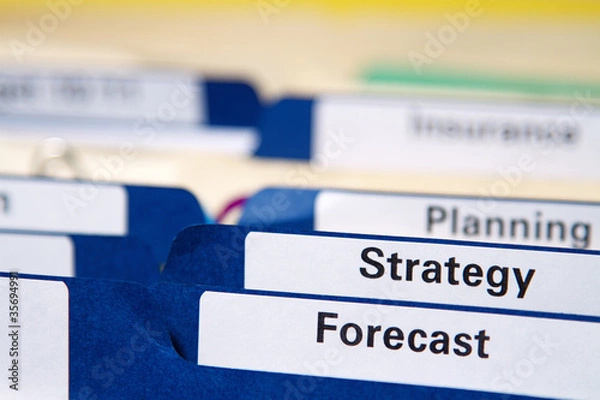 Fototapeta Business Folders