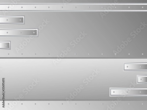 Obraz metallic plate