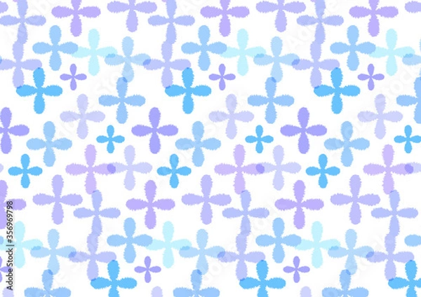 Fototapeta 夏色のシームレス壁紙背景