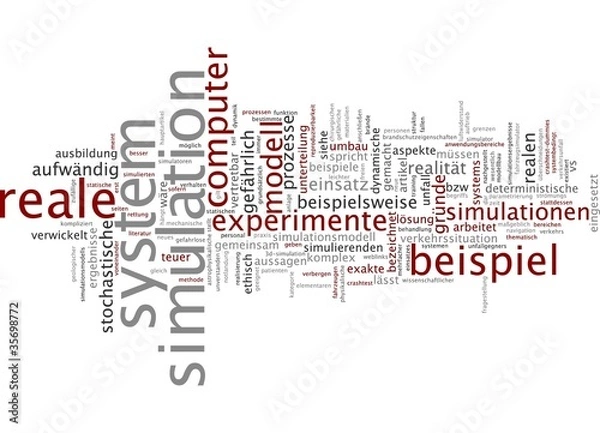 Fototapeta Simulation