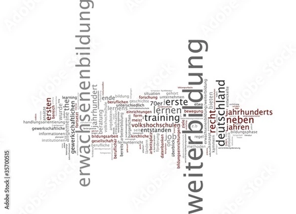 Fototapeta Weiterbildung