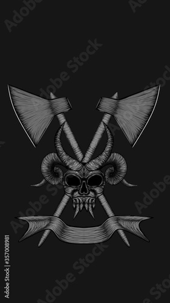 Obraz dark illustration