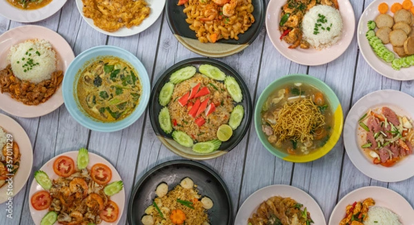 Obraz Thai Mixed Food Selections 