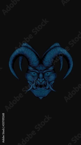 Obraz onimask japanesse