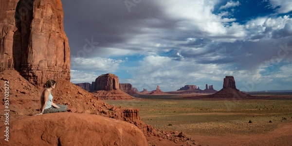 Obraz The wild west Monument Valley