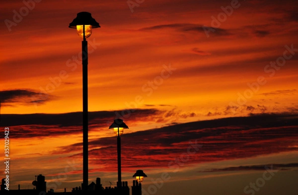 Fototapeta Scottish Sunset