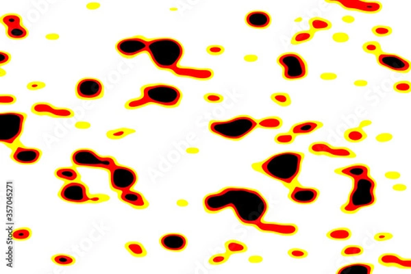 Obraz red paint splashes