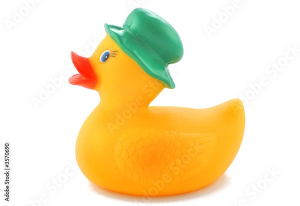 Fototapeta yellow rubber duck 