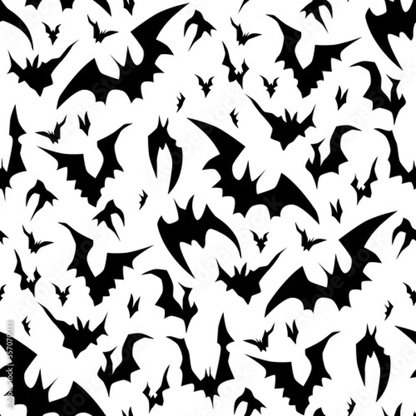 Fototapeta Halloween celebration seamless pattern