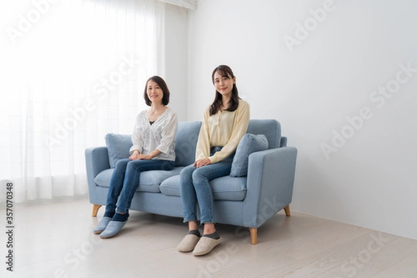 Fototapeta ミドル　シニア女性　ポートレート