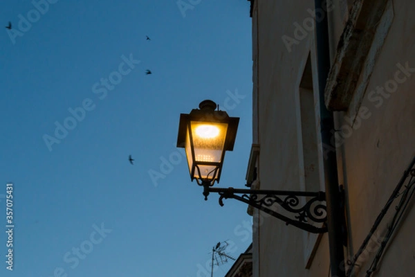 Obraz old street lamp