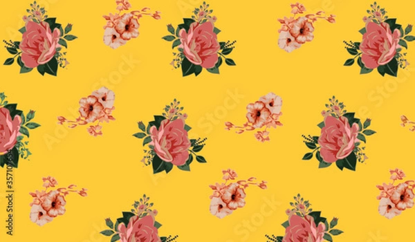 Obraz autumn leaves seamless pattern