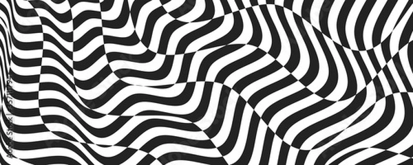 Fototapeta Opt illusion background. Optical illusion banner