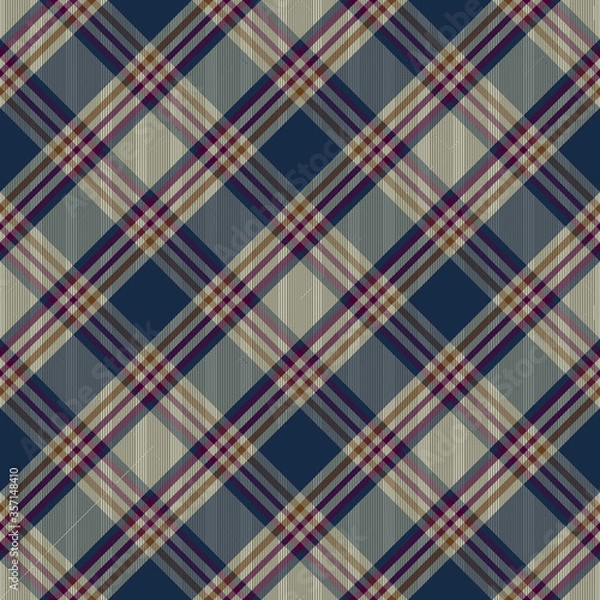 Fototapeta Seamless tartan plaid pattern. fabric pattern. Checkered texture for clothing fabric prints, web design, home textile christmas pattern
