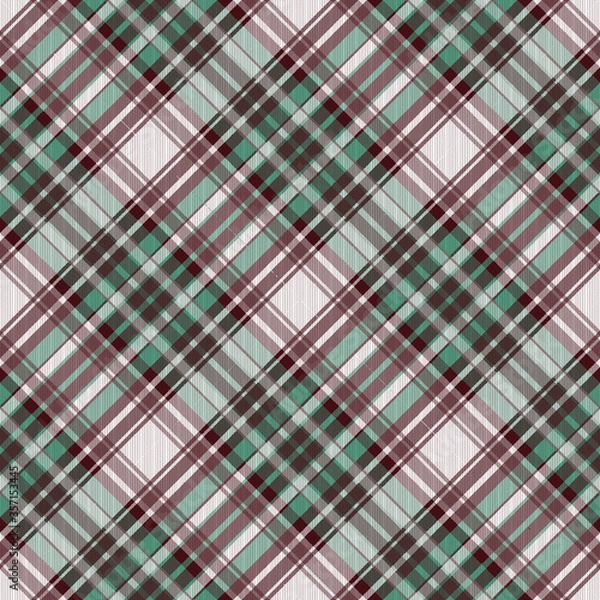 Fototapeta Seamless tartan plaid pattern. fabric pattern. Checkered texture for clothing fabric prints, web design, home textile christmas pattern