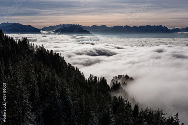 Obraz Idyllic Shot Of Cloudscape In Winter