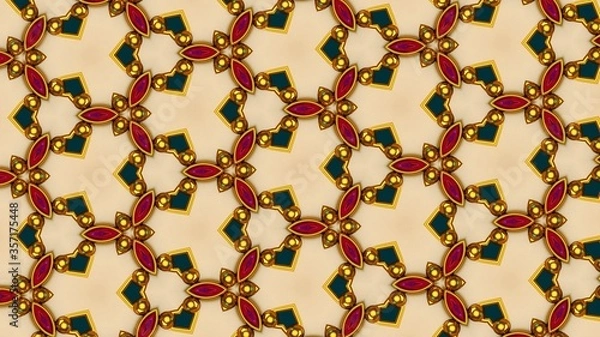 Obraz Pattern textile design wallpapers pattern design art illustrations abstract art backdrop ornament art