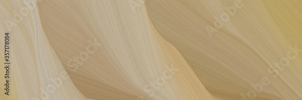 Fototapeta wild curved speed lines background or backdrop with rosy brown, dark khaki and ash gray colors. can be used as card background