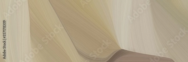 Fototapeta chaotic curved speed lines background or backdrop with rosy brown, silver and pastel brown colors. can be used as header or banner