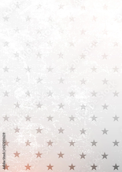 Obraz White background with stars. Vector grange illustration.