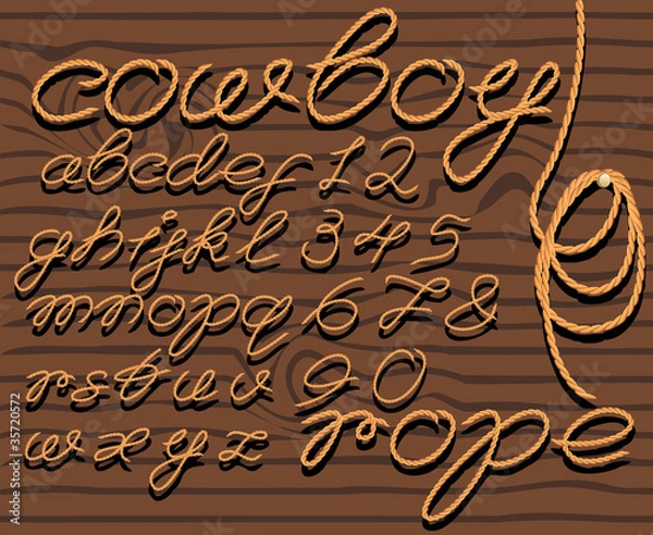 Obraz lina czcionkowa