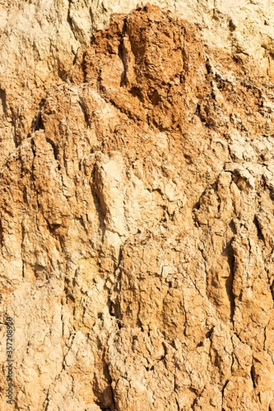 Fototapeta Seamless texture - clay soil for your design