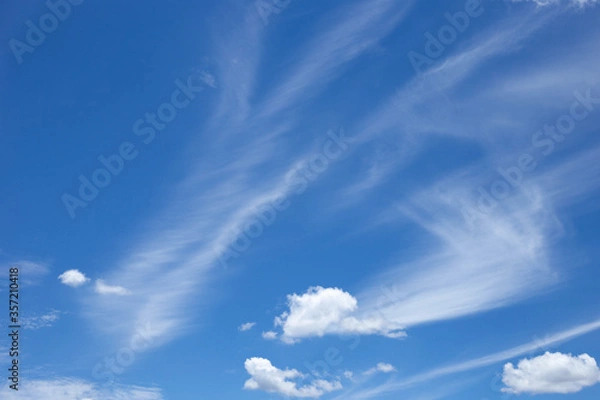 Fototapeta blue sky with clouds