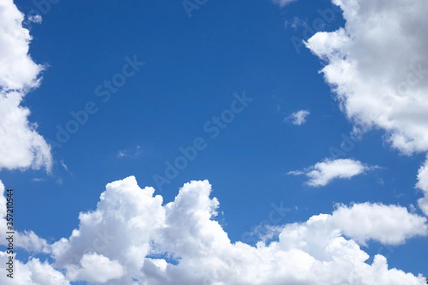 Obraz blue sky with clouds