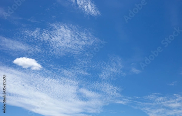 Obraz blue sky with clouds