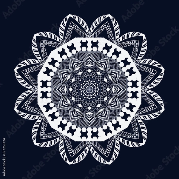 Obraz Creative colorful Mandala Design background vector design