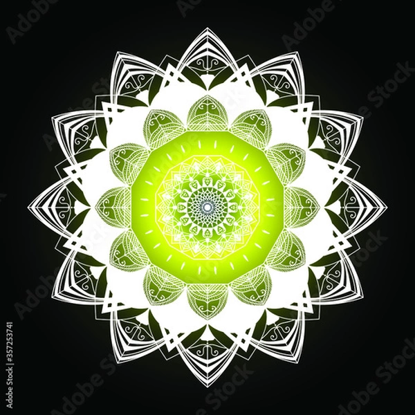 Obraz Creative colorful Mandala Design background vector design