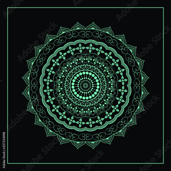 Obraz Creative colorful Mandala Design background vector design