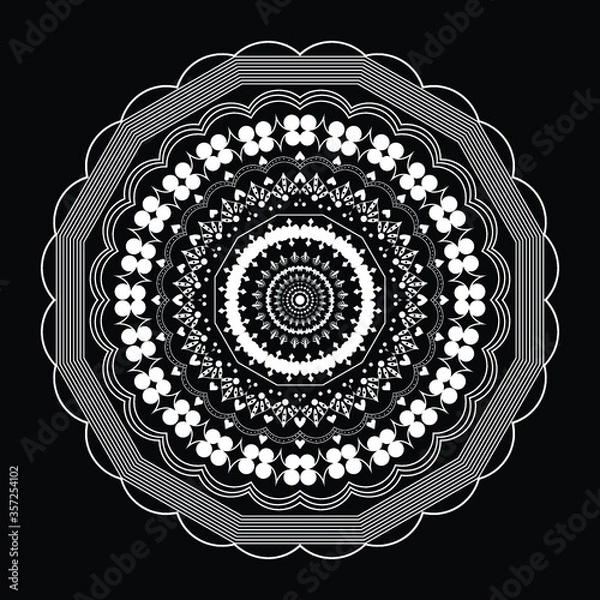 Obraz Creative colorful Mandala Design background vector design