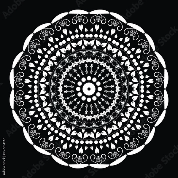 Obraz Creative colorful Mandala Design background vector design