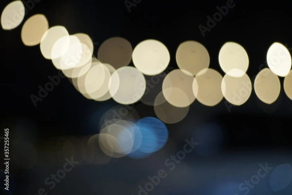 Obraz Crispy bokeh lamp background