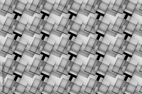 Obraz Abstract 3d pattern background illustration