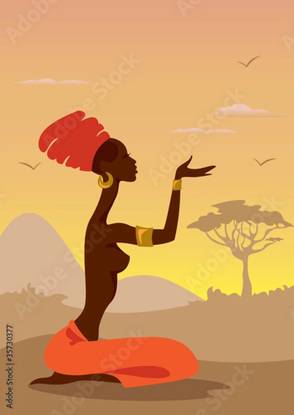 Obraz African Woman