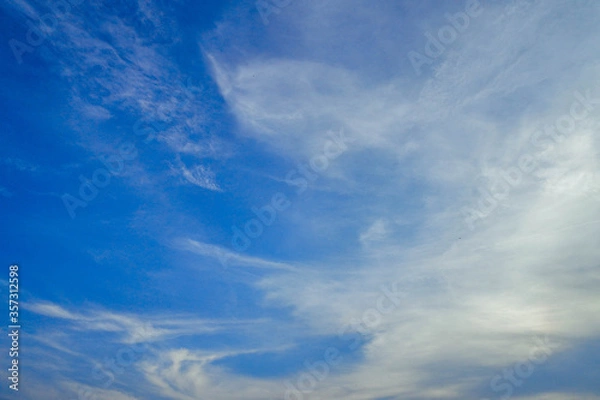 Obraz blue sky with clouds