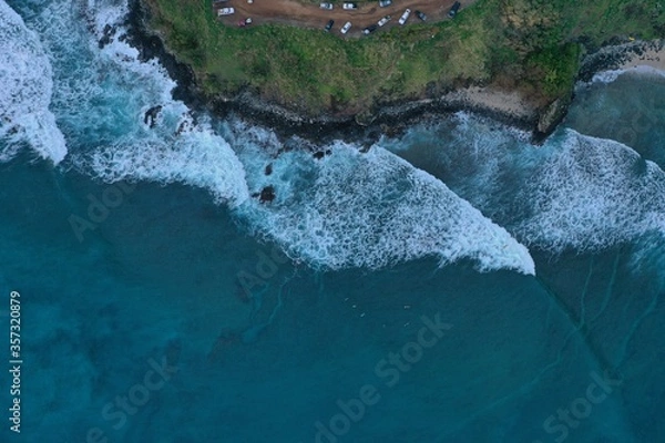 Obraz Hawaii waves from above