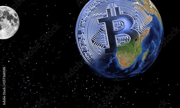 Obraz ビットコイン 仮想通貨 グローバル