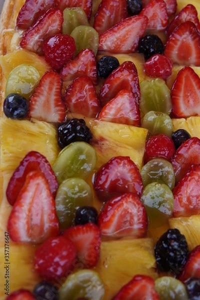 Fototapeta Postre de fruta