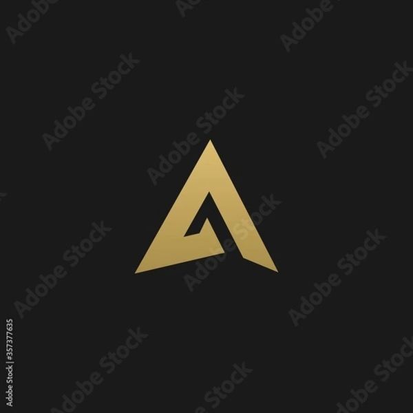 Obraz Letter A logo icon design template elements - vector sign