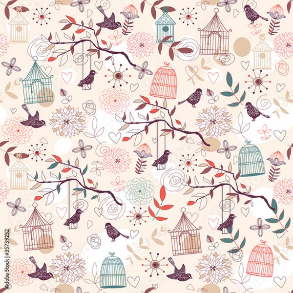 Obraz Birds pattern