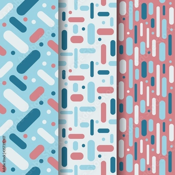 Fototapeta Abstract Design Seamless Pattern Vector for Backgrounds and Textures