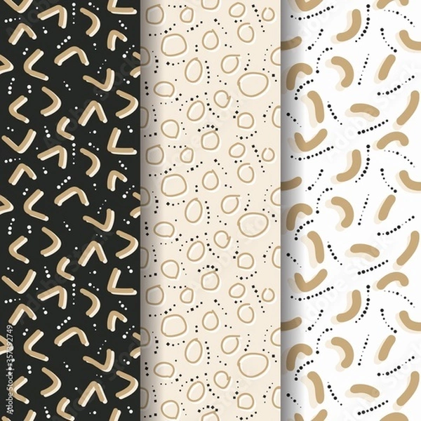 Fototapeta Abstract Design Seamless Pattern Vector for Backgrounds and Textures