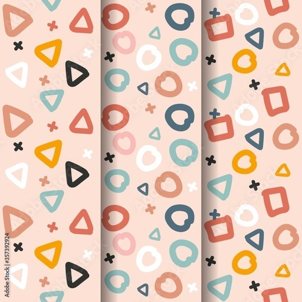 Fototapeta Abstract Design Seamless Pattern Vector for Backgrounds and Textures