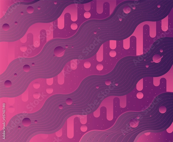 Fototapeta Abstract background dripping universe